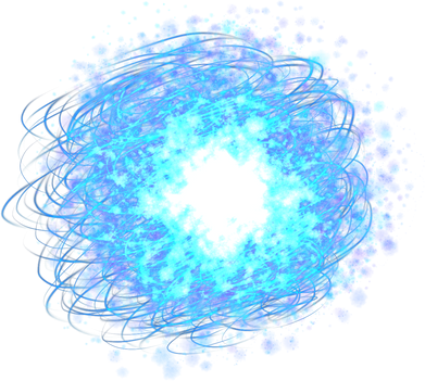 Glowing Blue Magic Orb